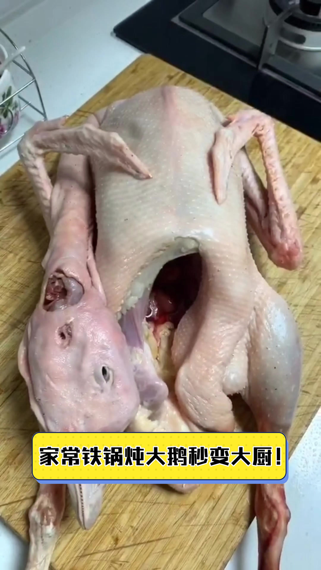家常铁锅炖大鹅，秒变大厨！