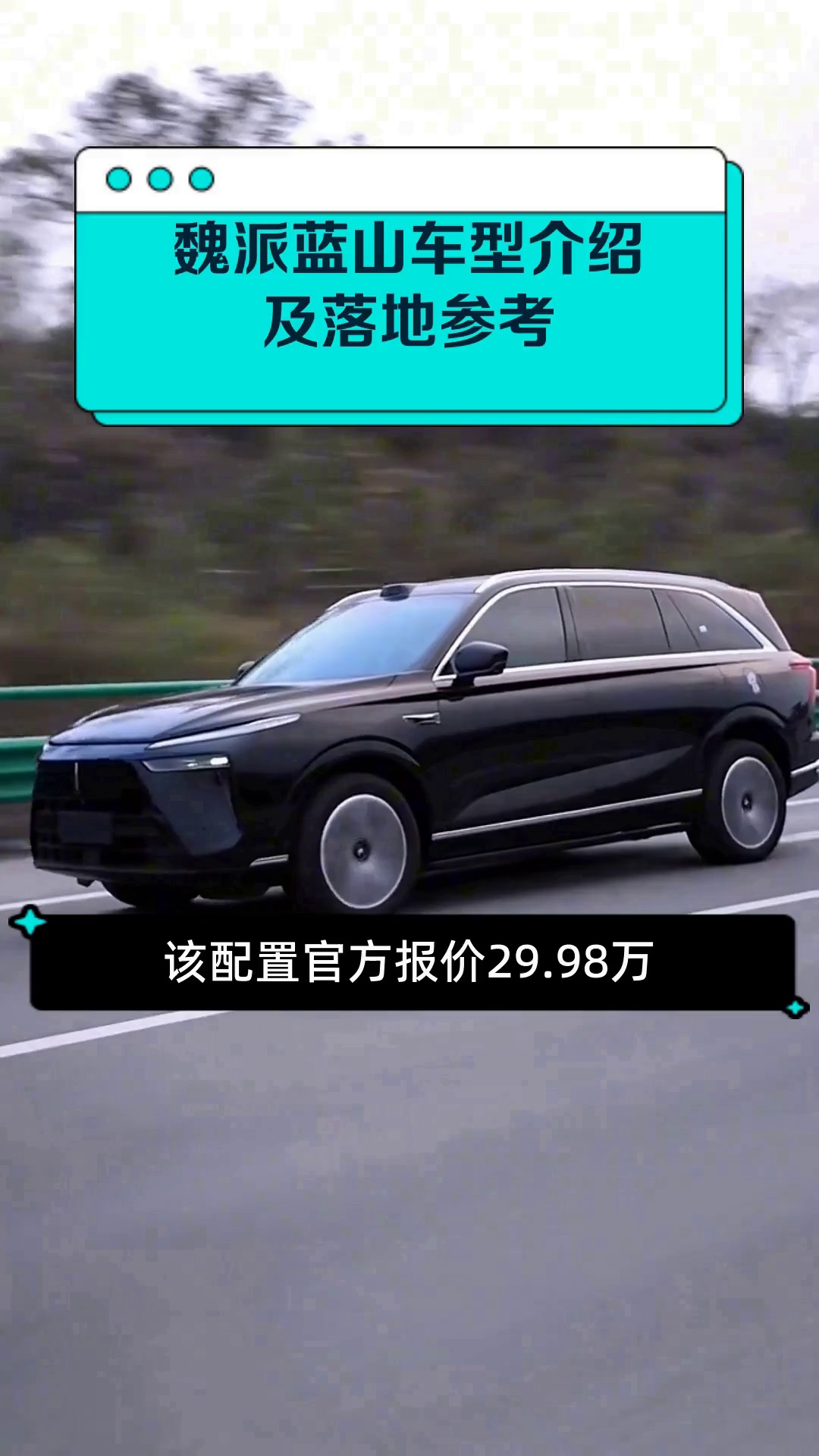 魏派蓝山车型介绍及落地参考