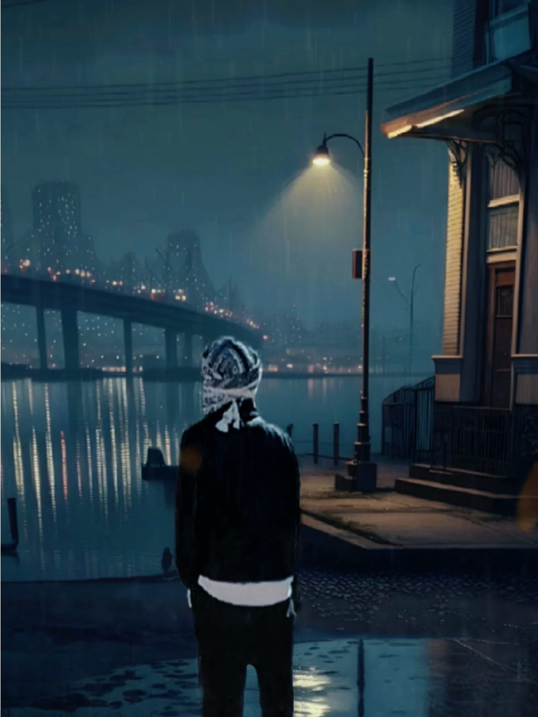 音乐伤感人物风景视频素材