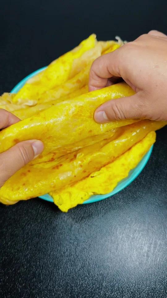 早餐鸡蛋饼,营养美味,做法简单,孩子爱吃