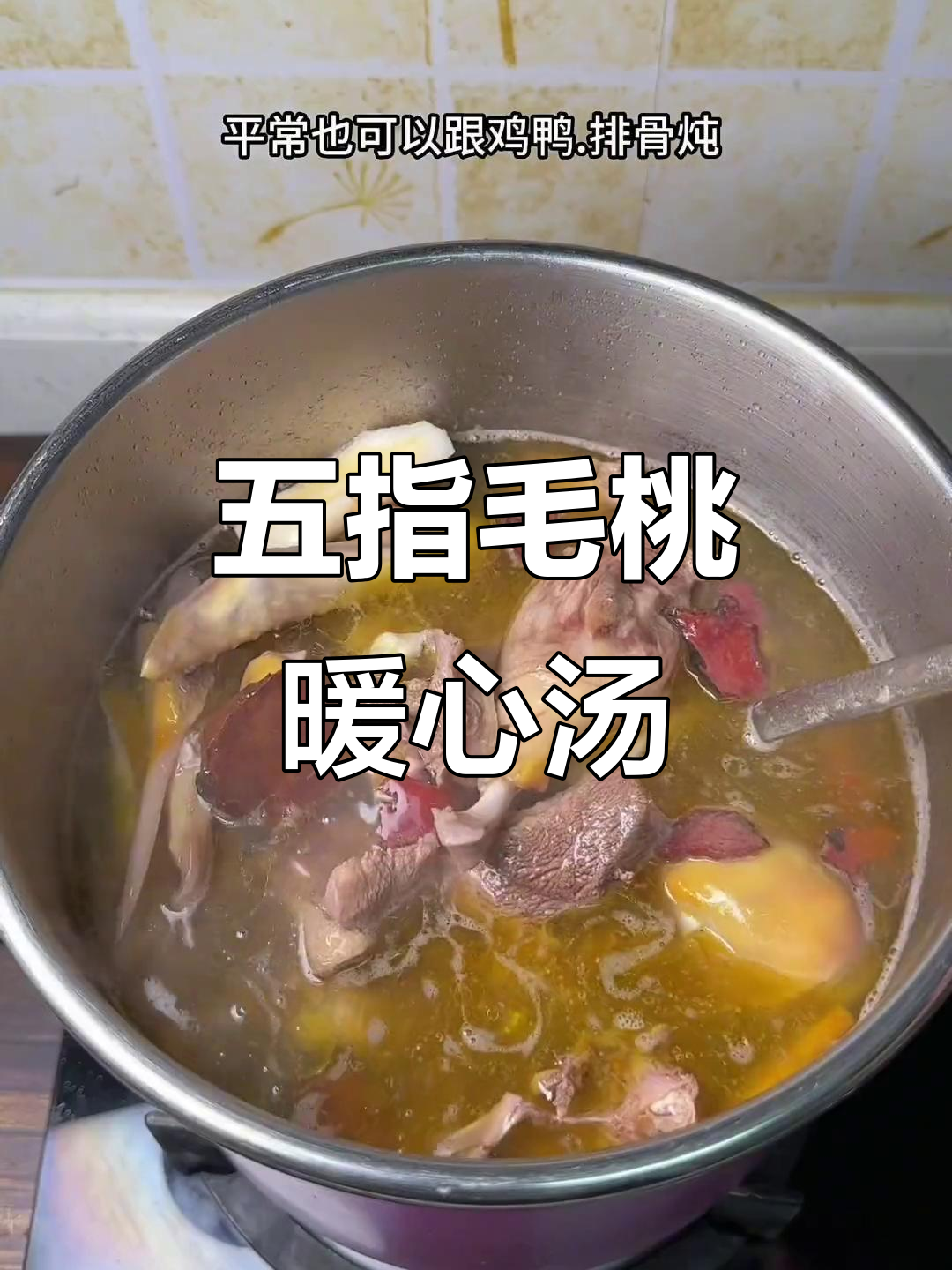 寒冷的季节，五指毛桃炖鸭汤，温暖又滋补