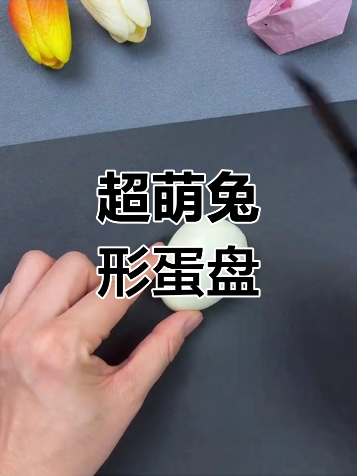 鸡蛋兔子造型创意摆盘教程