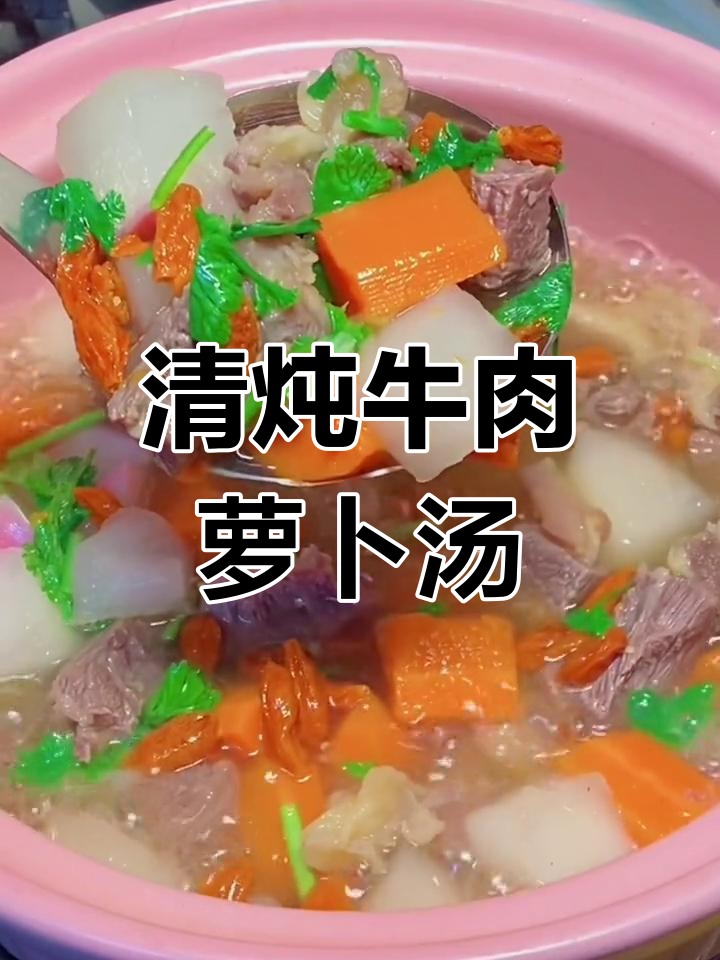 春天孩子长高必备:清炖牛肉萝卜汤,软烂入味不腥柴