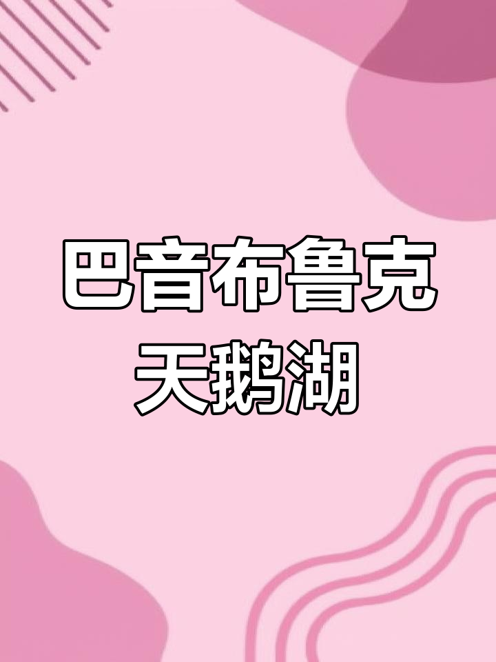新疆巴音布拉克天鹅湖:自然美景与水鸟的和谐家园