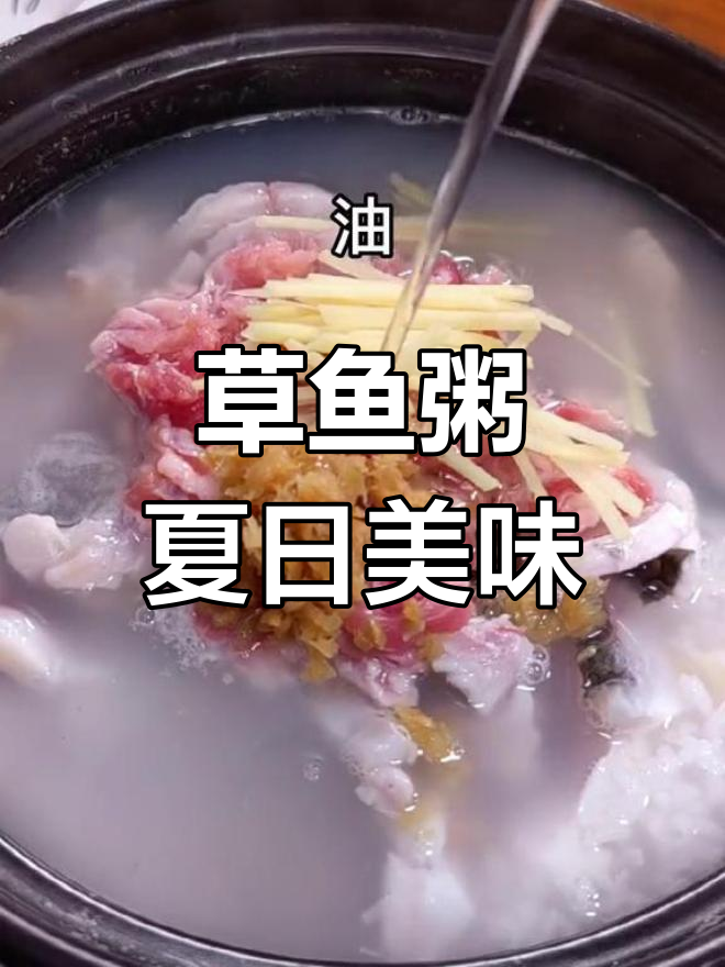 夏季必备草鱼粥,鲜香四溢,潮汕风味满满