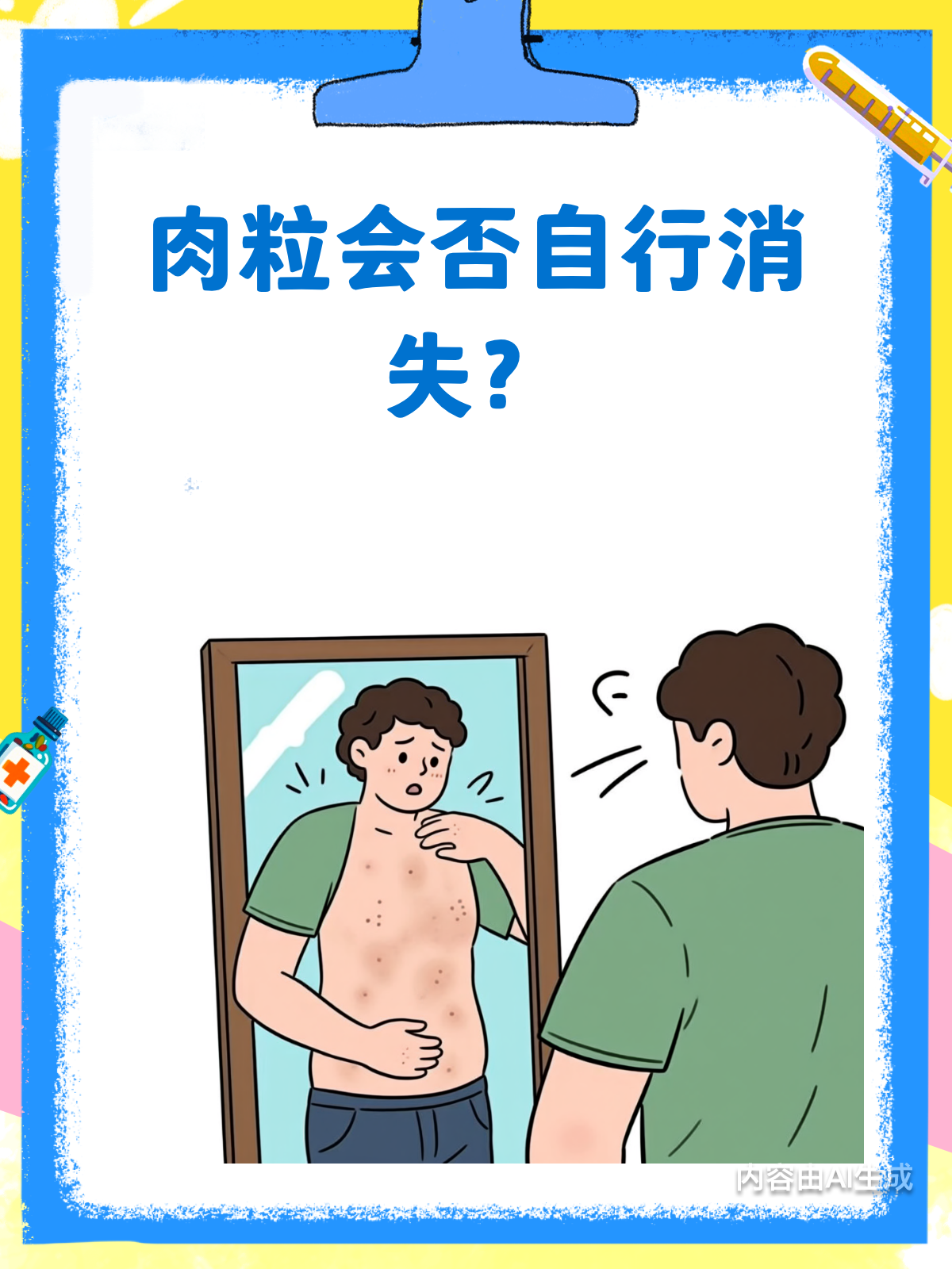 肉粒会自己消失吗?真相可能不是你想的那样!