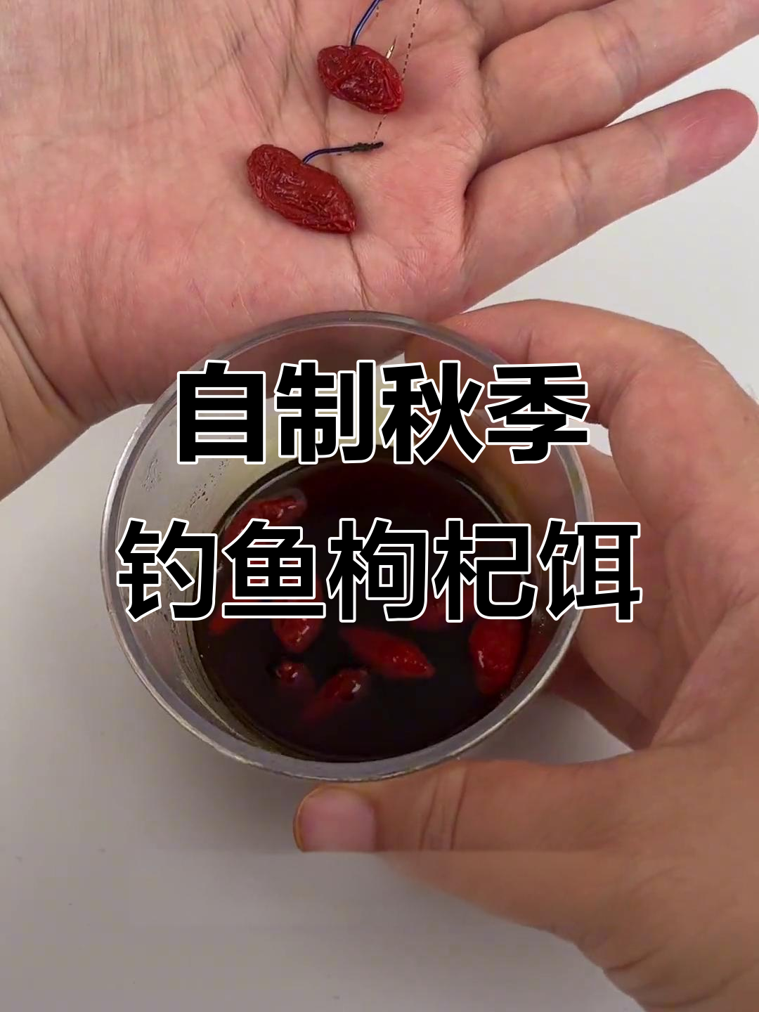 秋冬钓大板鲫鲤草鱼必备枸杞饵料,诱鱼效果超强