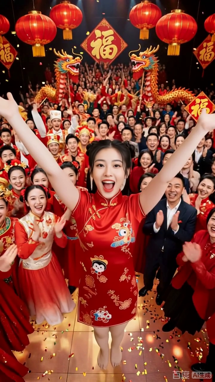 龙年福聚乐开怀