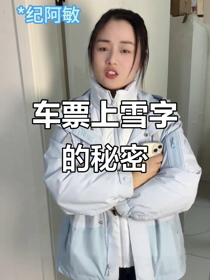 12306车票上的“雪”字标识，难道是免费喝雪王奶茶？