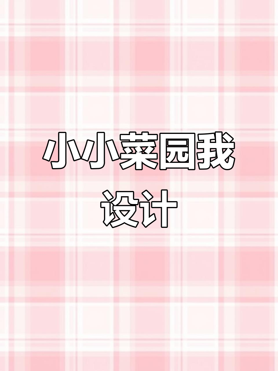 四年级劳动课:小菜园规划大作战,五彩缤纷的蔬菜乐园