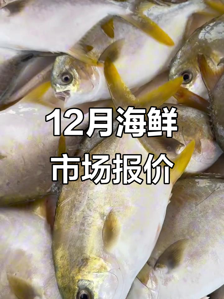 十二月海鲜行情大揭秘：小黄鱼、生蚝、金鲳鱼价格一览