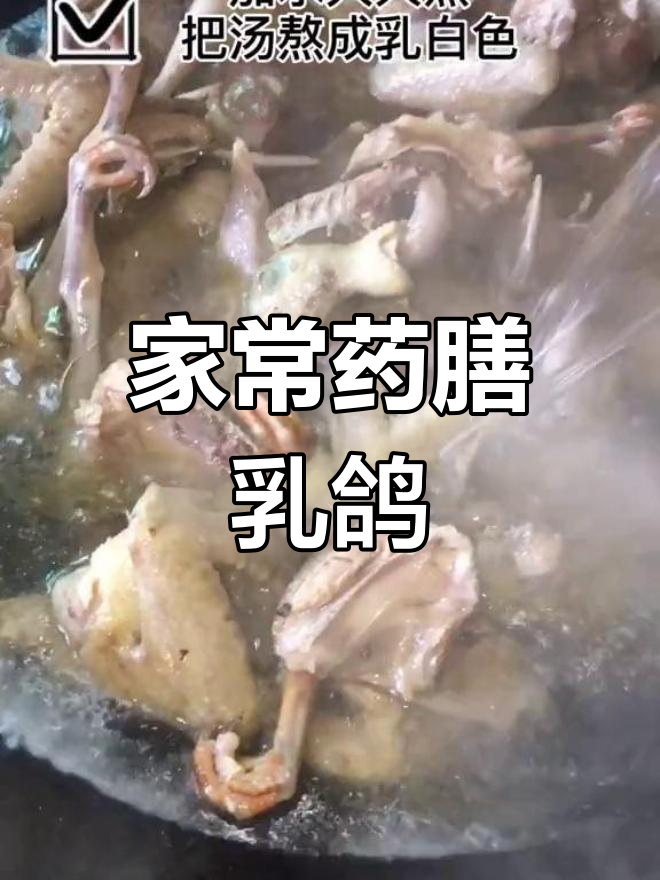 简单家常药膳乳鸽做法
