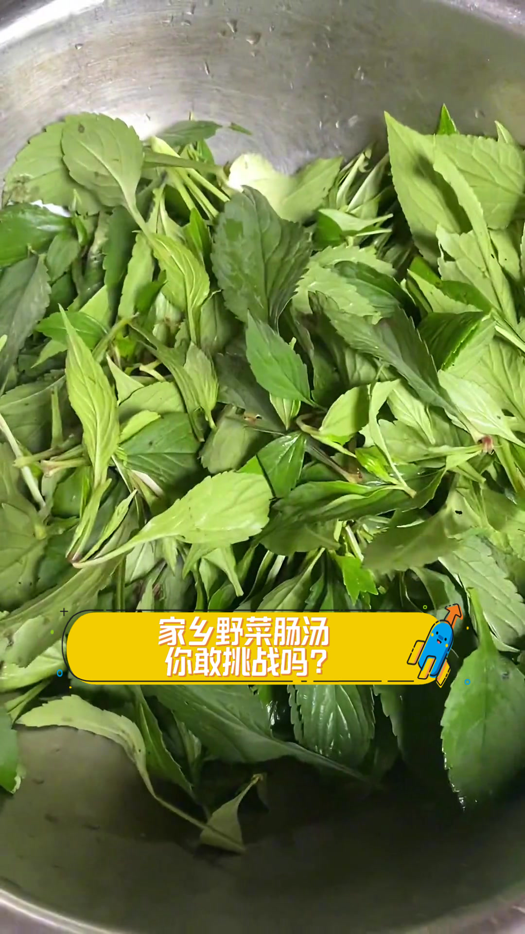 家乡野菜肠汤,你敢挑战吗?