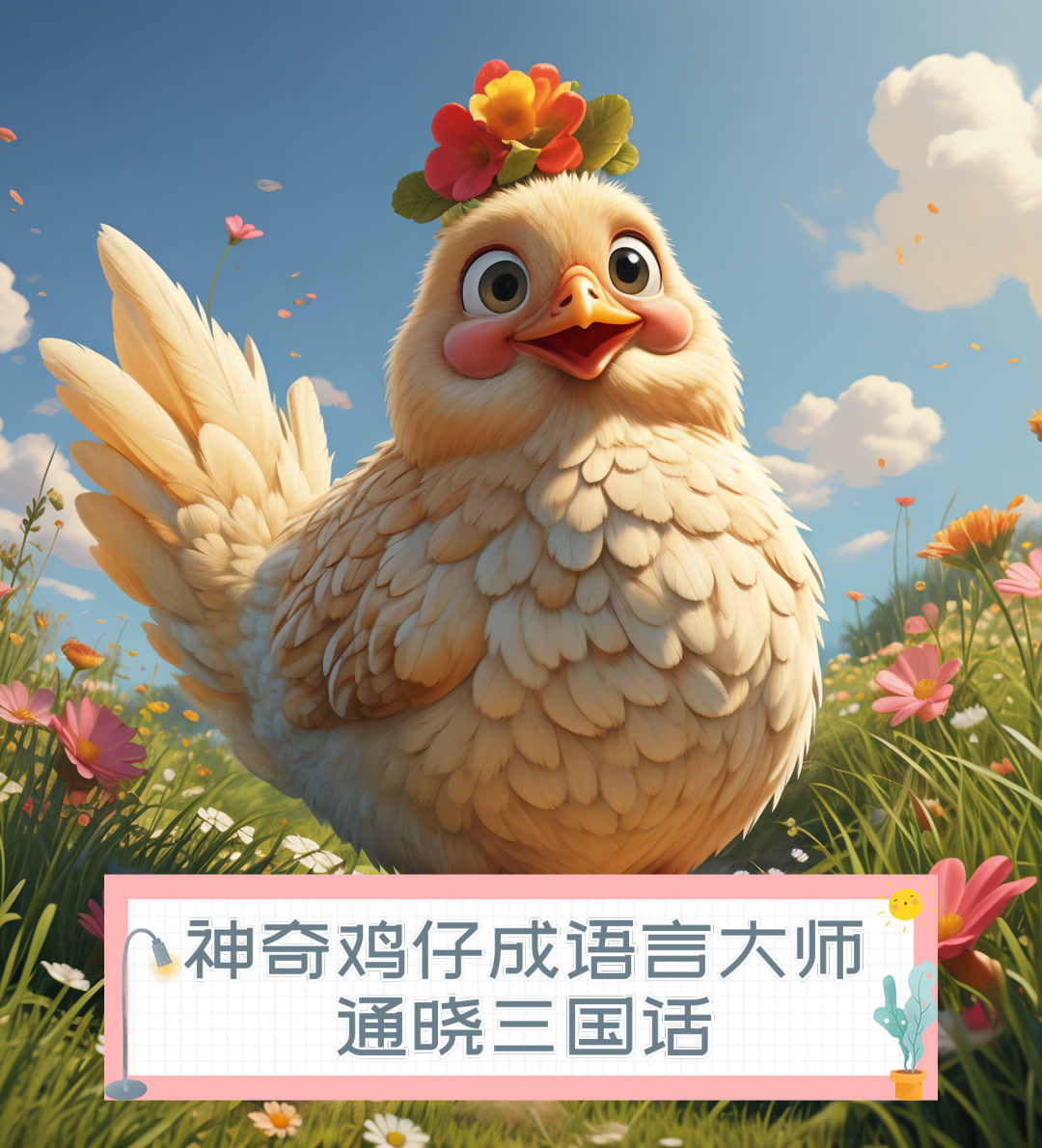 神奇鸡仔成语言大师,通晓三国话