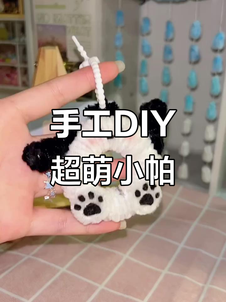 超可爱甜甜圈小帕,扭一扭就搞定!