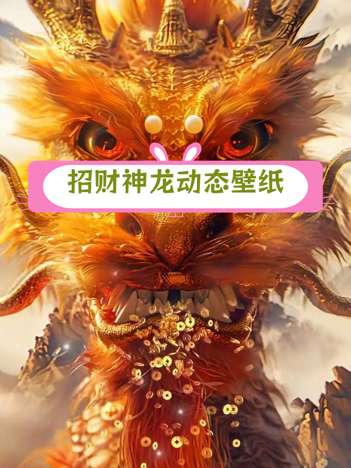 龙运当头,招财进宝动态壁纸