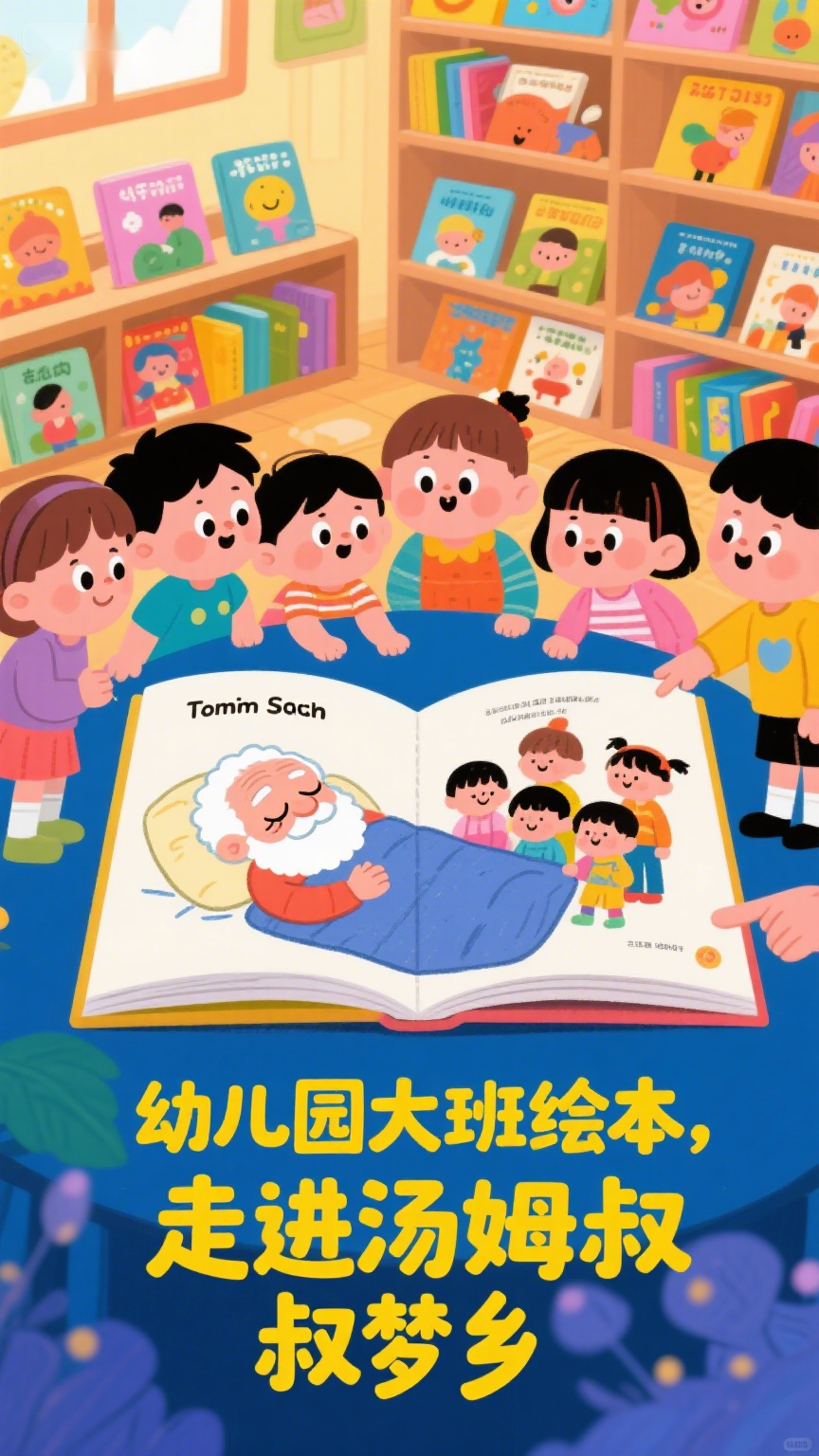 幼儿园大班绘本,走进汤姆叔叔梦乡