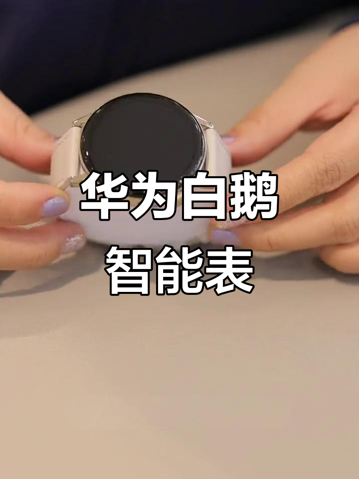 华为新款白色小天鹅智能手表,时尚又实用