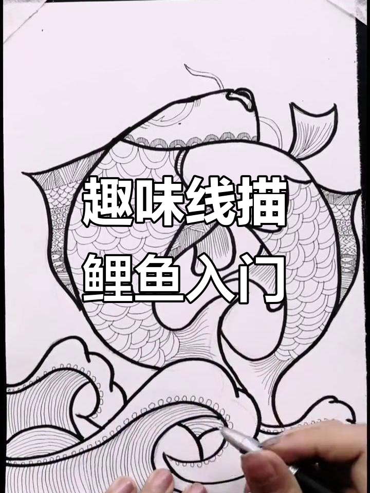 零基础也能轻松画鲤鱼,快来一起动手吧!