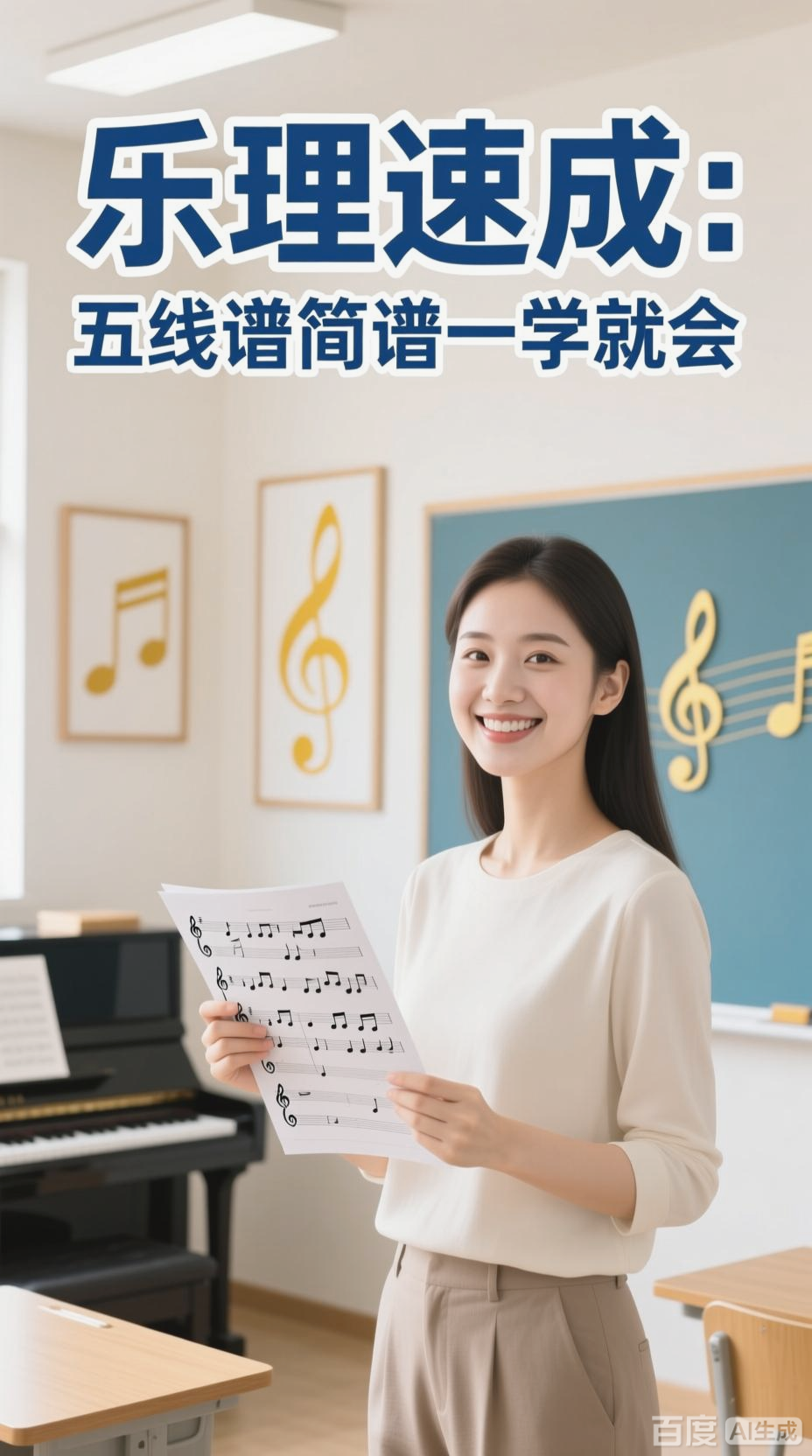乐理速成：五线谱与简谱攻略