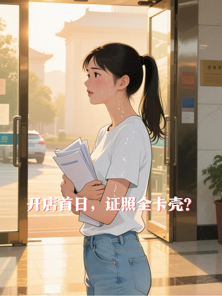攒三年钱开奶茶店,首日办证照卡壳,一个窗口救活整条街!