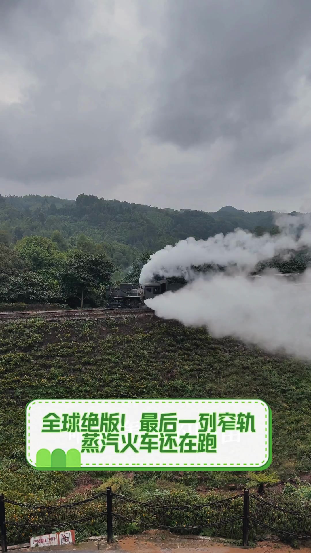 全球绝版!最后一列窄轨蒸汽火车还在跑