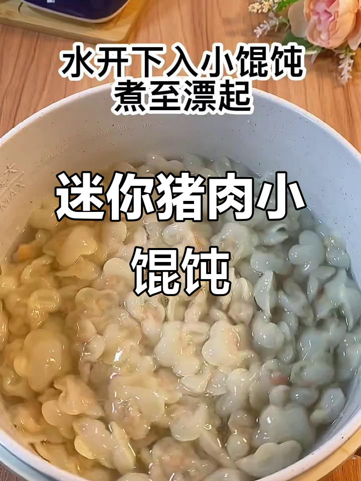 8月宝宝版猪肉小馄饨,一口一个超可爱