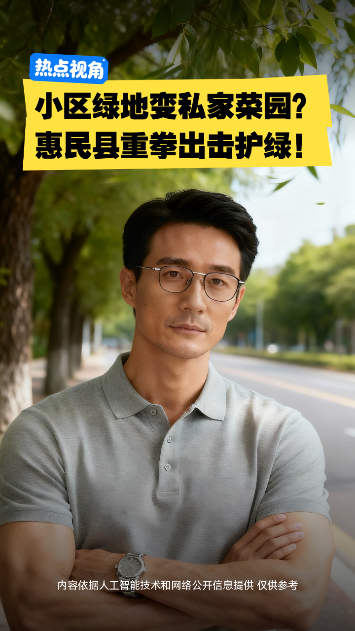 小区绿地变私家菜园？惠民县重拳出击护绿！