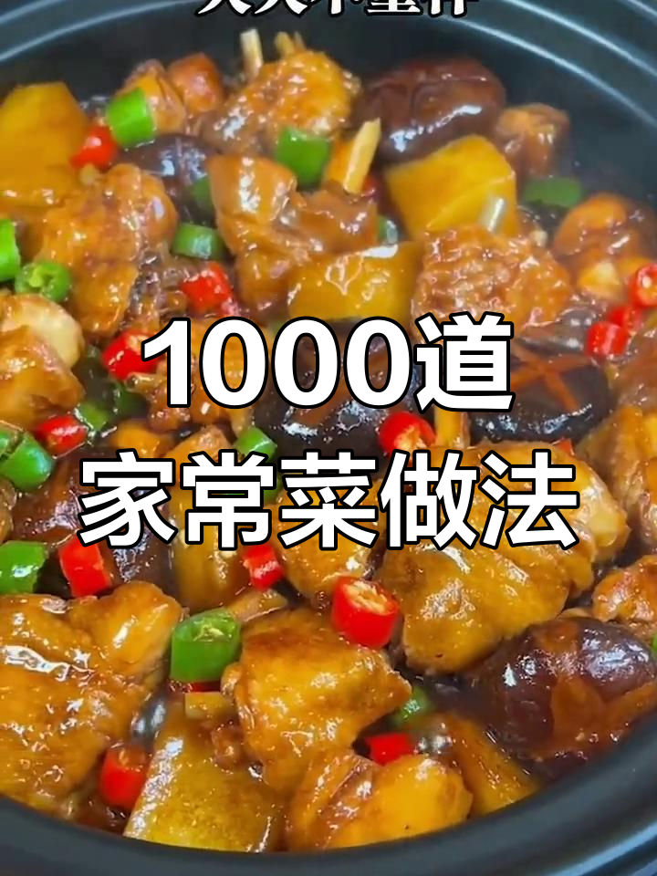 全套家常菜谱,轻松学做中国美食!