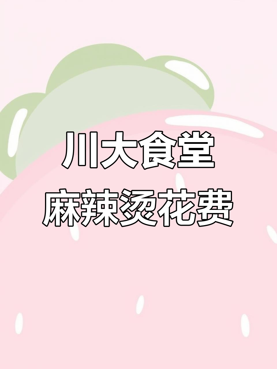 川大食堂麻辣烫价格揭秘,荤菜有点小贵但味道超赞