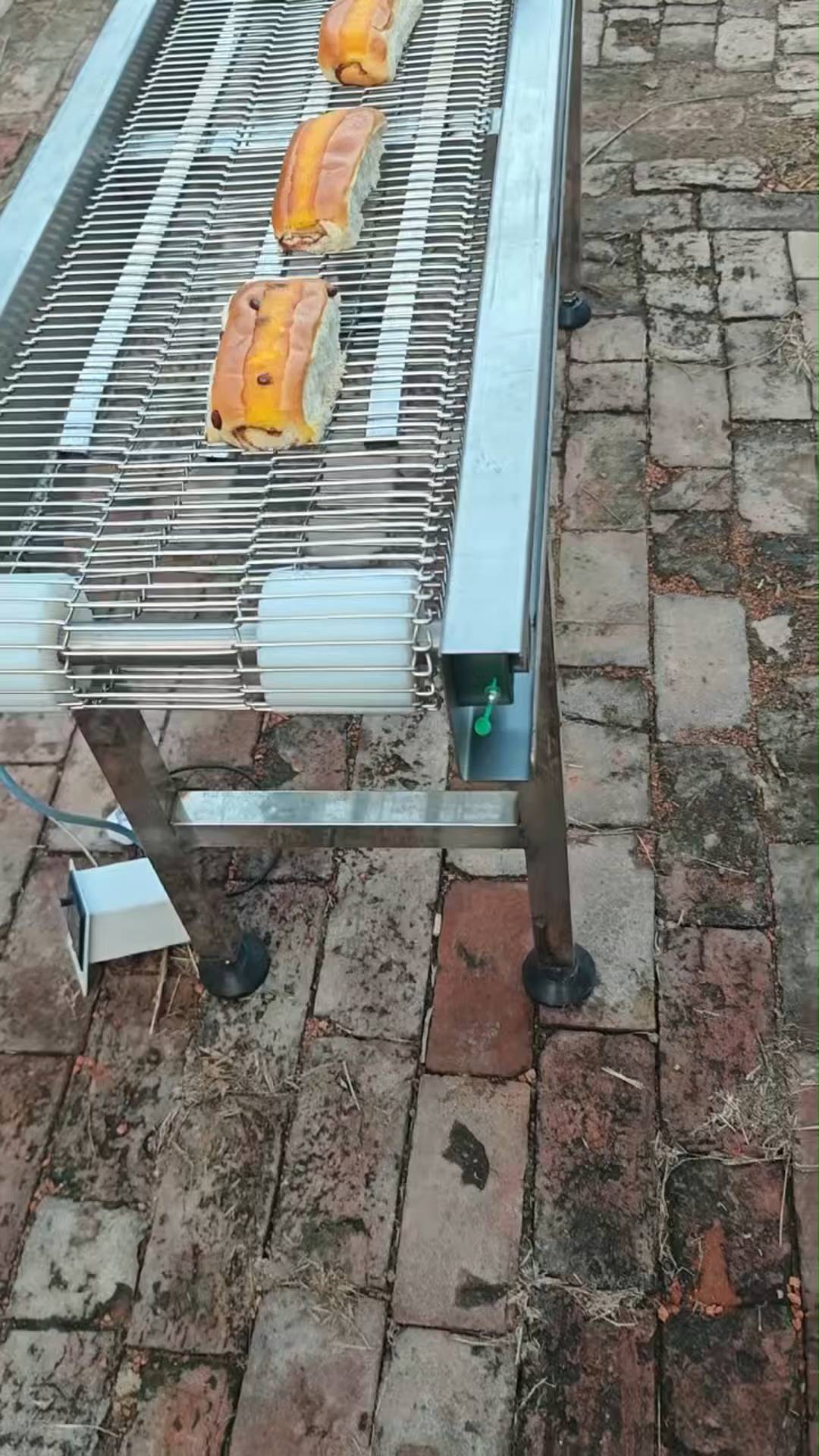 乙型网带输送机食品巧克力挂浆机