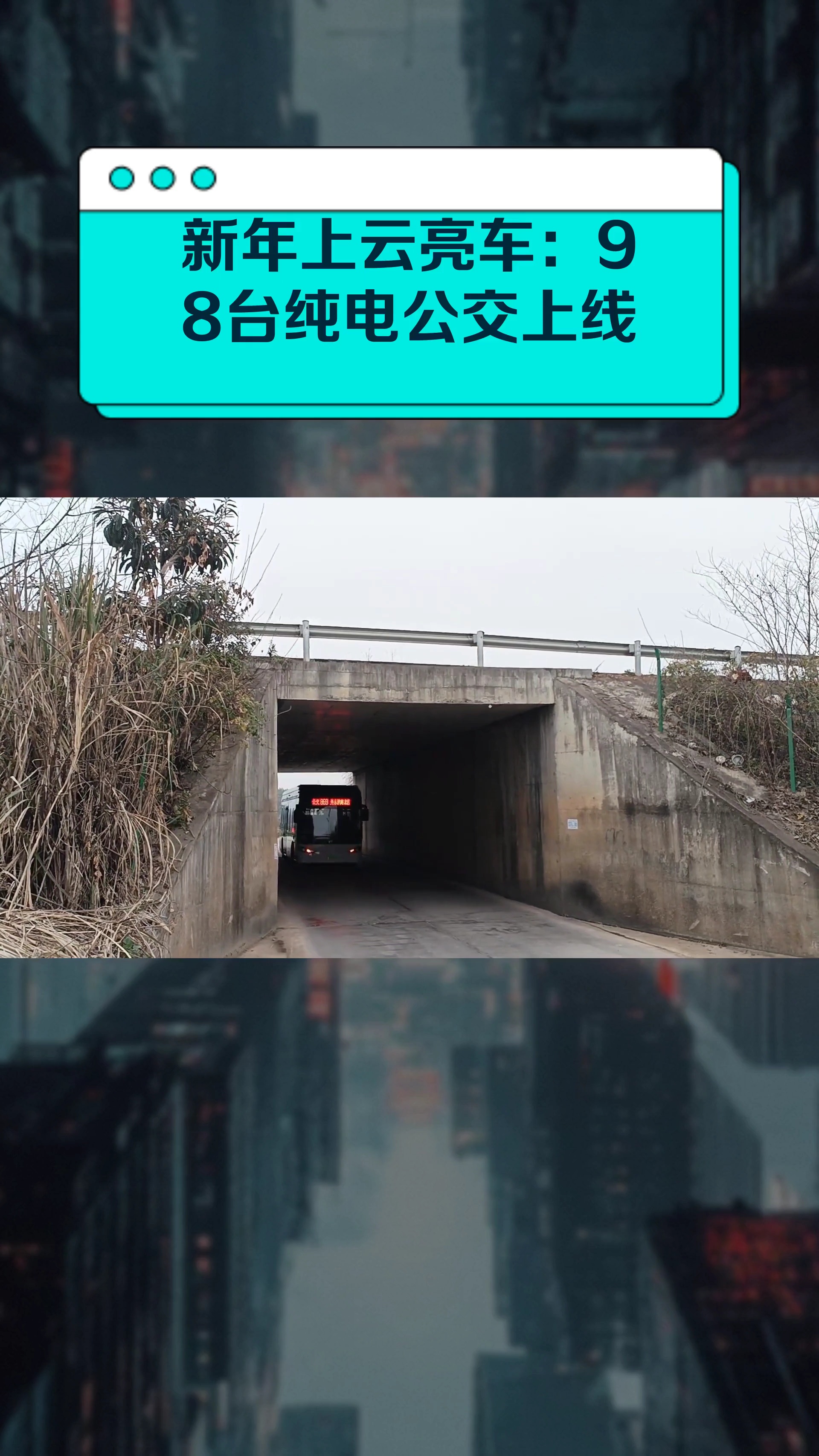 新年上云亮车:98台纯电公交上线