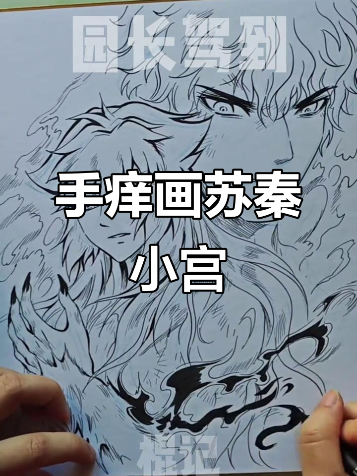 苏秦和小宫的日常,手绘摸鱼时光