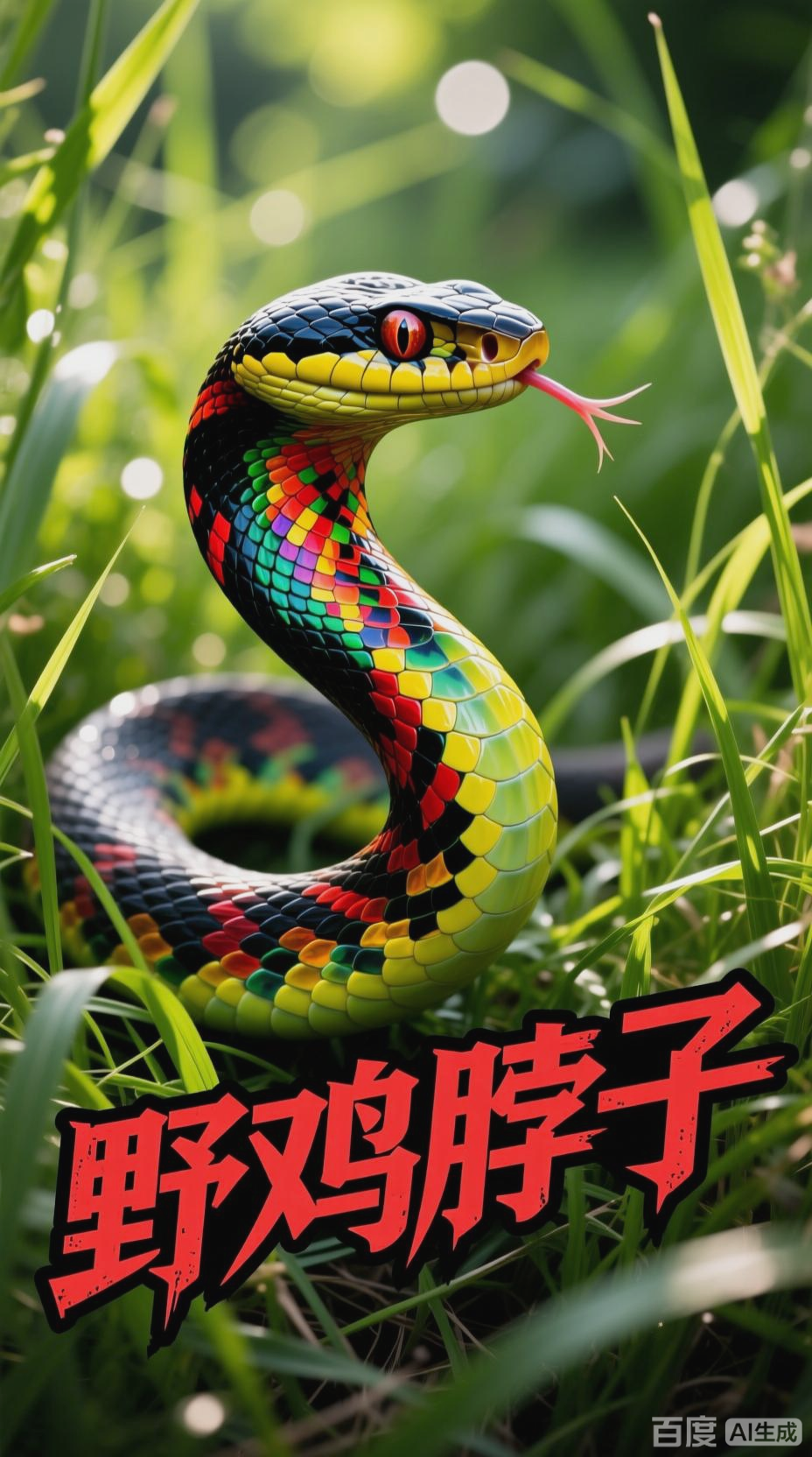 怪蛇野鸡脖子:诡秘毒影