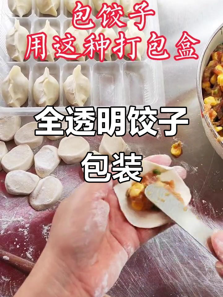 透明饺子打包盒，安全卫生又方便