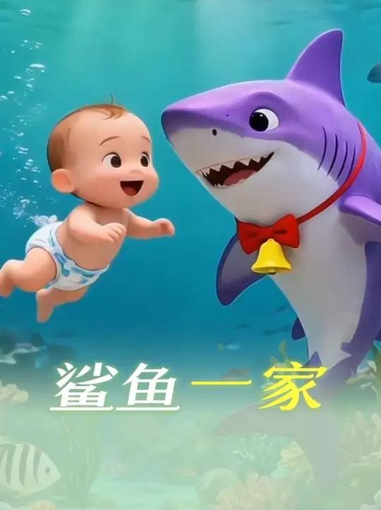 超火早教儿歌《鲨鱼宝宝》，宝宝们，快和爸爸妈妈一起律动起