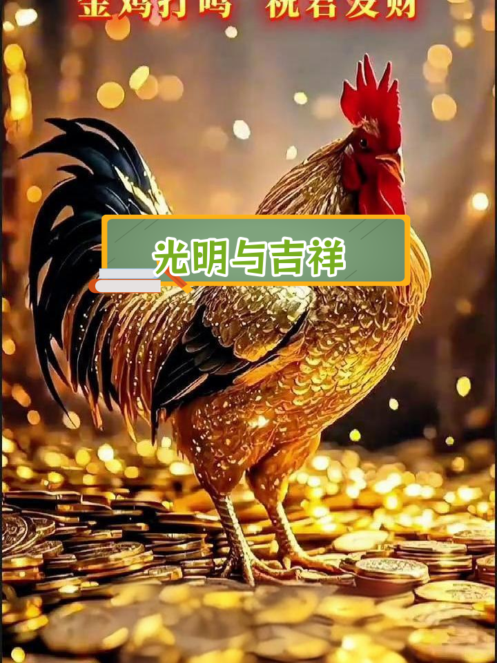 金鸡报晓,玉兔迎晨