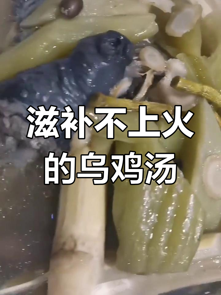秋冬必备:甘蔗苦瓜乌鸡汤