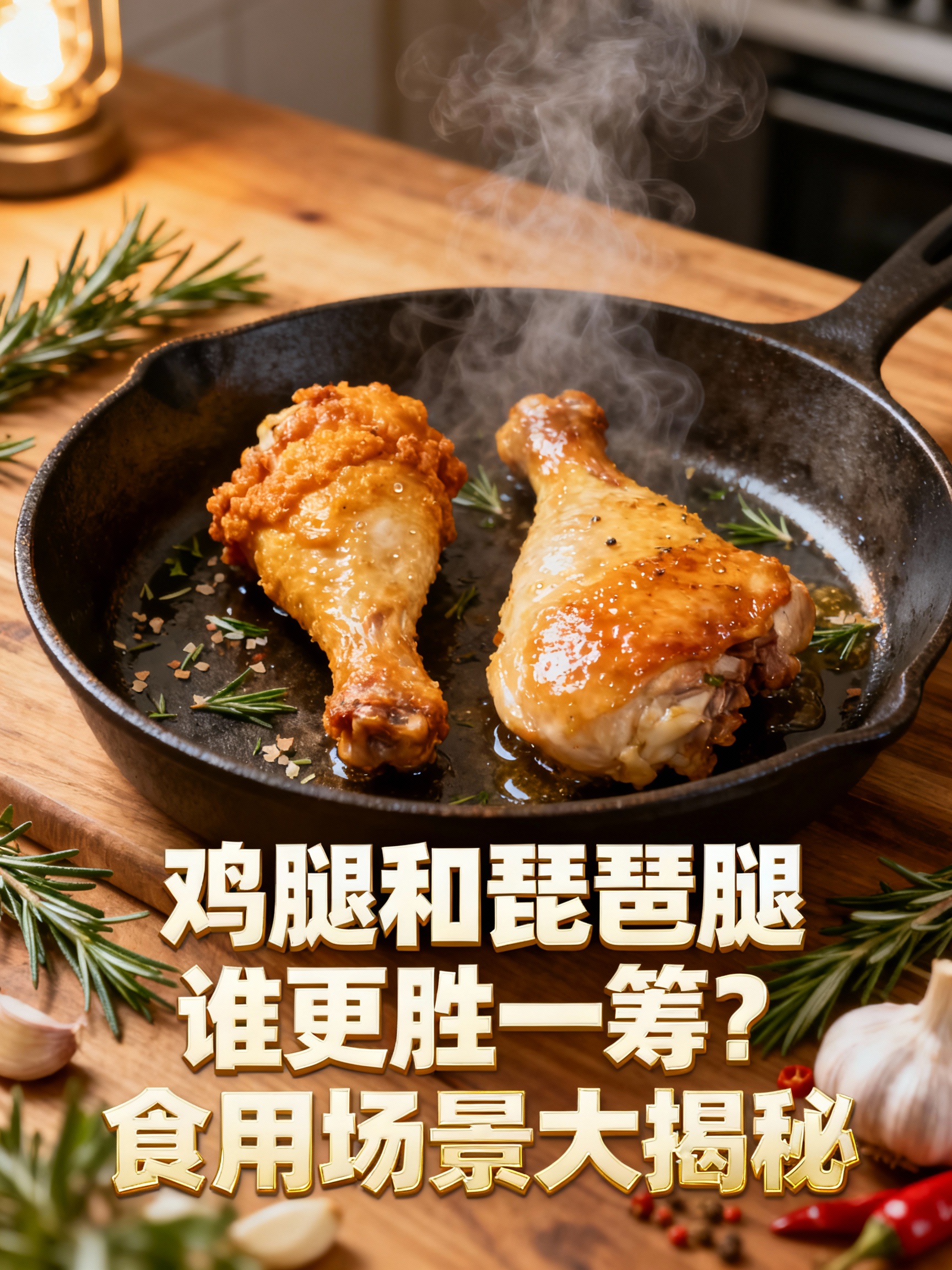 鸡腿和琵琶腿谁更胜一筹?食用场景大揭秘
