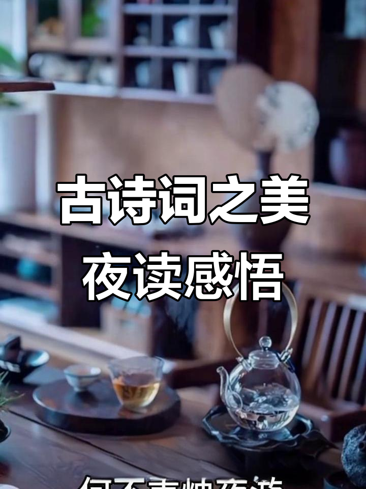 煮茶夜读,品味古代诗词的韵味与智慧