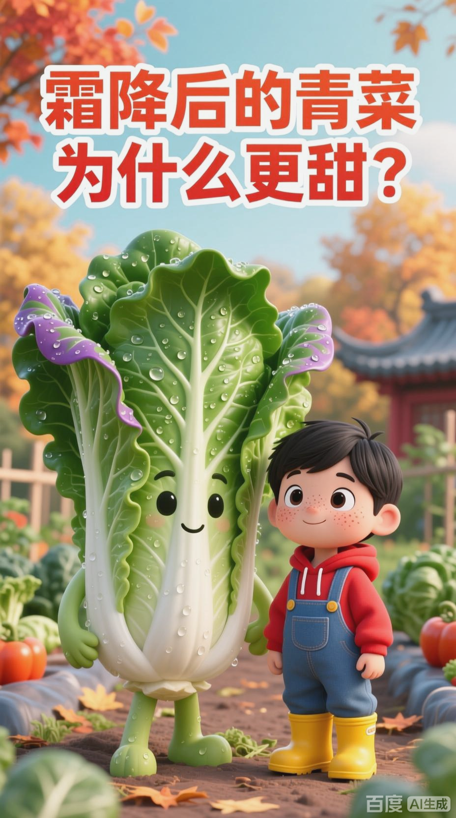 霜降青菜甜,植物智慧显