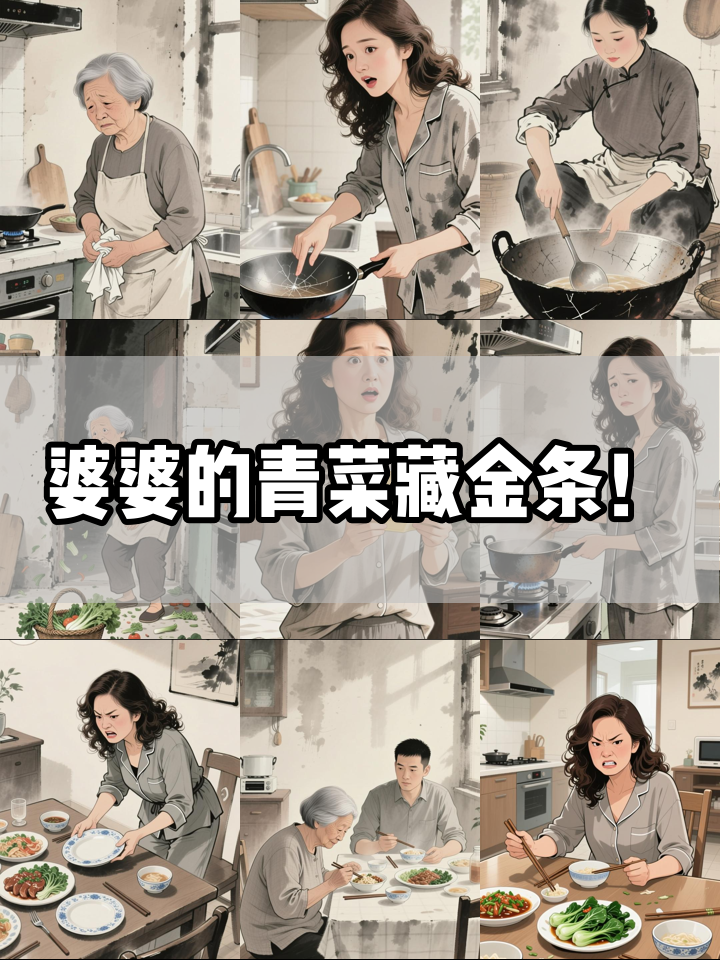 婆婆每天炒青菜藏惊喜，大媳妇发现真相泪崩
