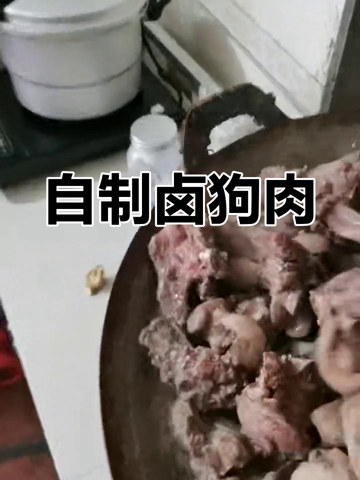 卤狗肉的做法详解