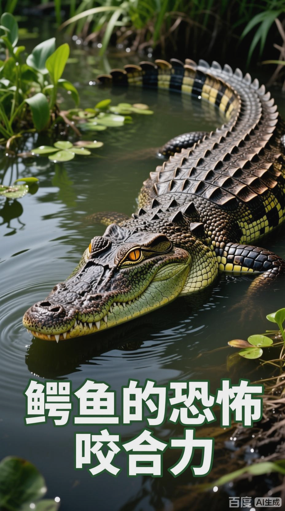 鳄鱼身躯,肌肉力量