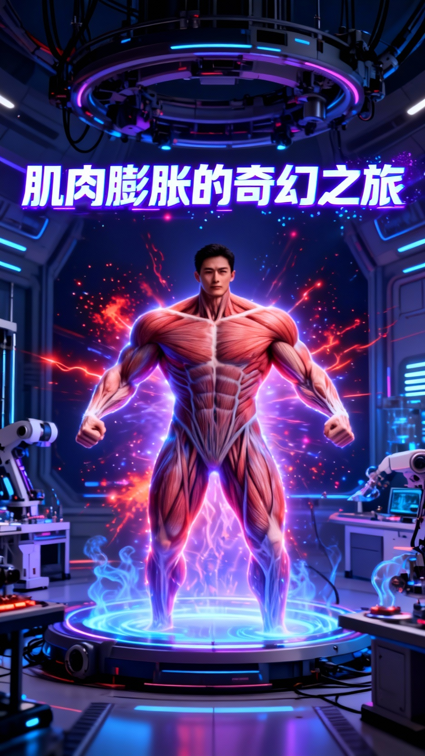 环儿肌肉膨胀的奇幻展示