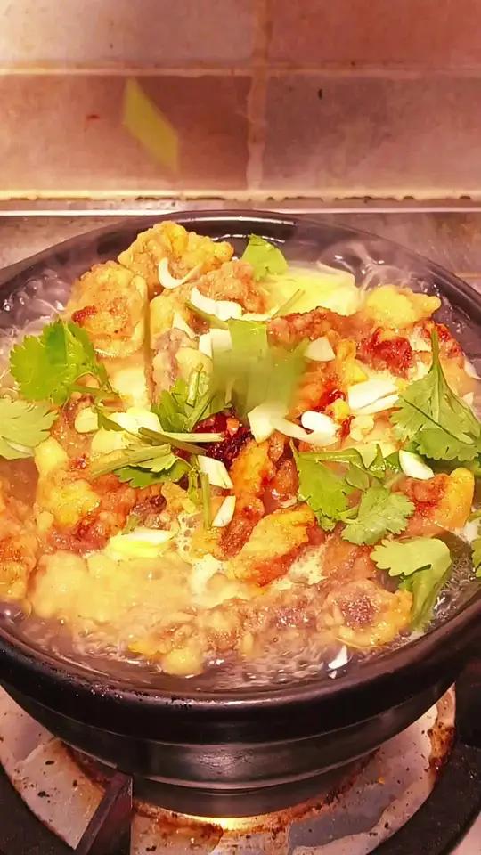 超级好吃的砂锅乱炖,加点吃剩下的肉段味道绝了