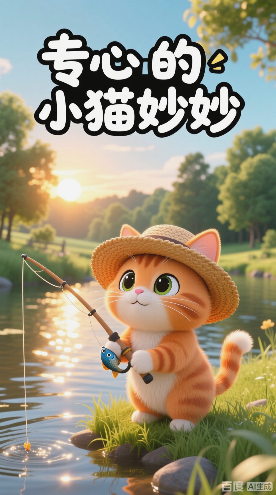 小猫钓鱼的趣味故事