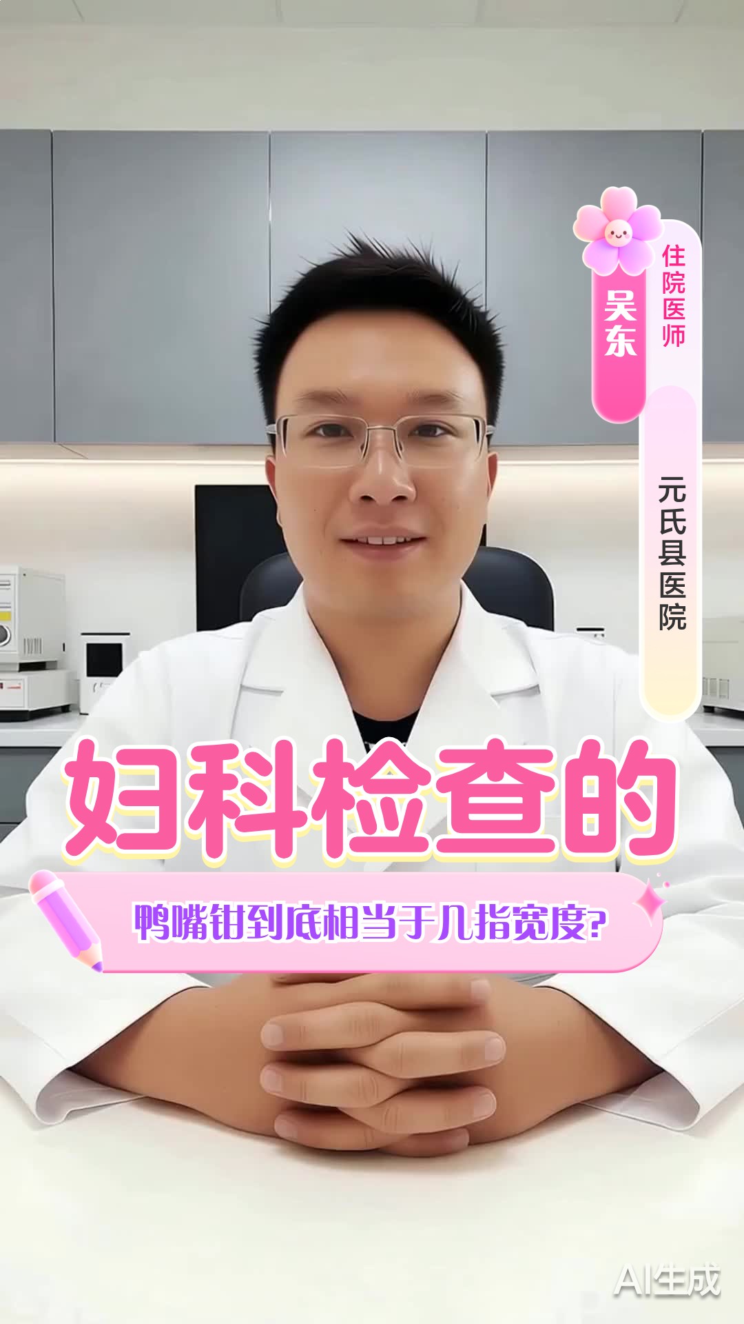 妇科检查的鸭嘴钳，到底相当于几指宽度？