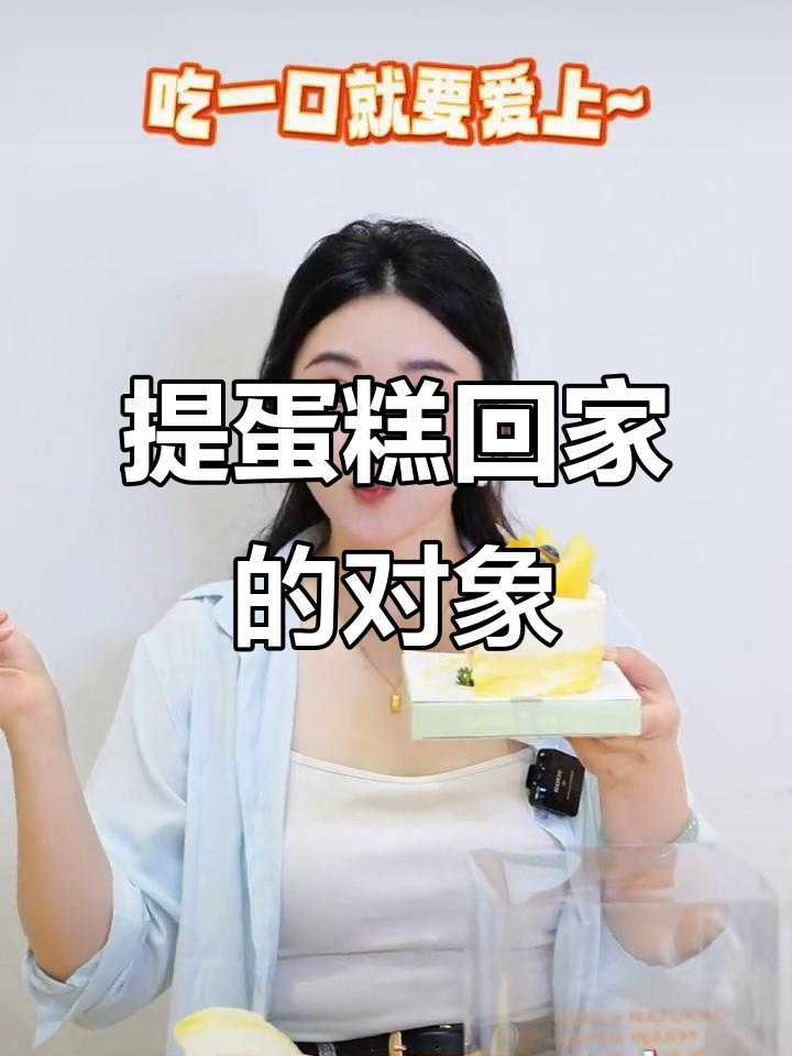 懂事的对象已经把蛋糕带回家,蓝莓芒果小蛋糕等你尝