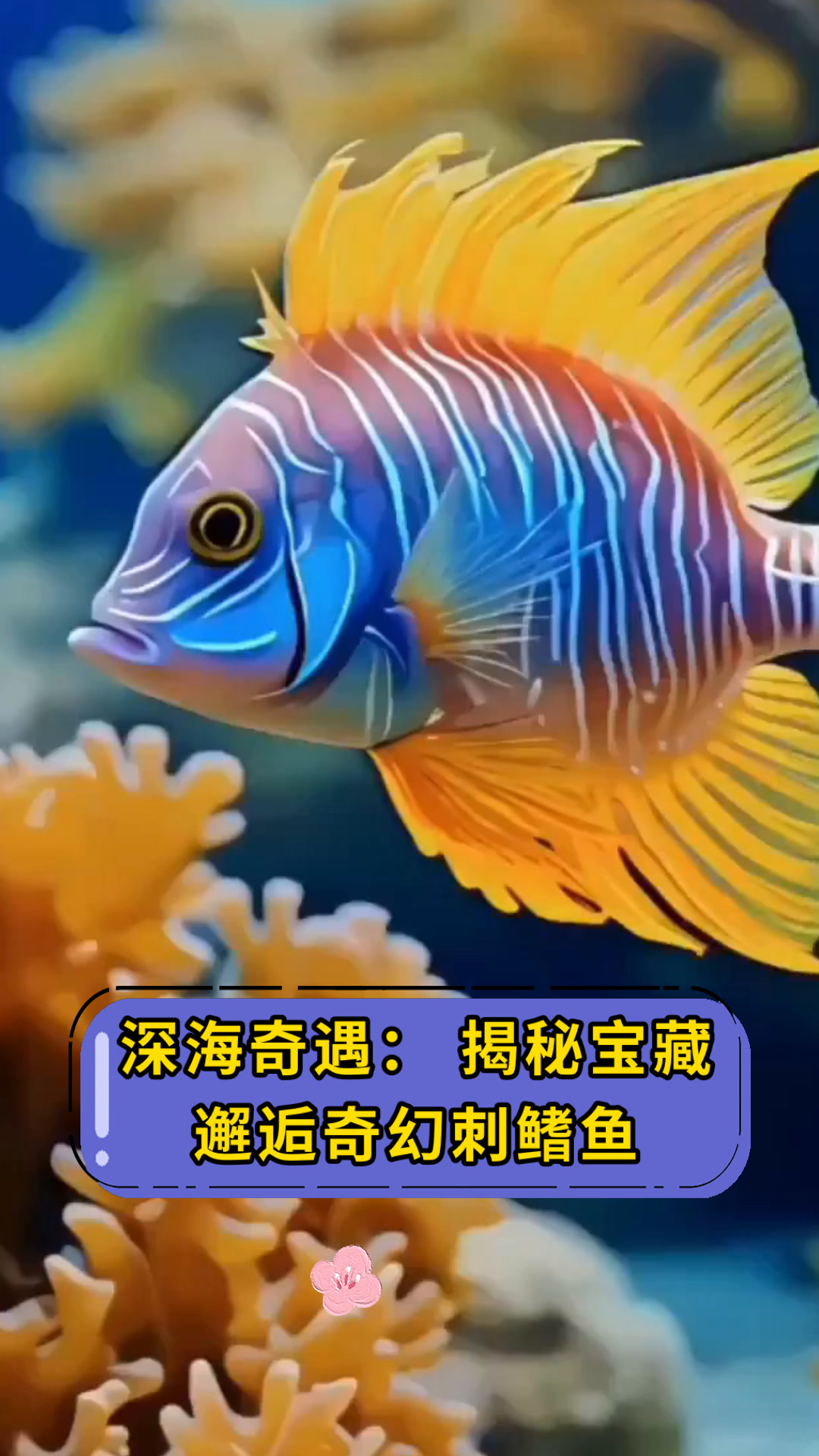 深海奇遇:揭秘宝藏邂逅奇幻刺鳍鱼